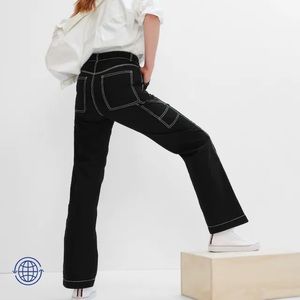 Gap High Rise '90s Loose Carpenter Pants with Washwell